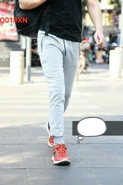 Quần jogger nỉ nam có khoá túi ( chất đẹp) | BigBuy360 - bigbuy360.vn