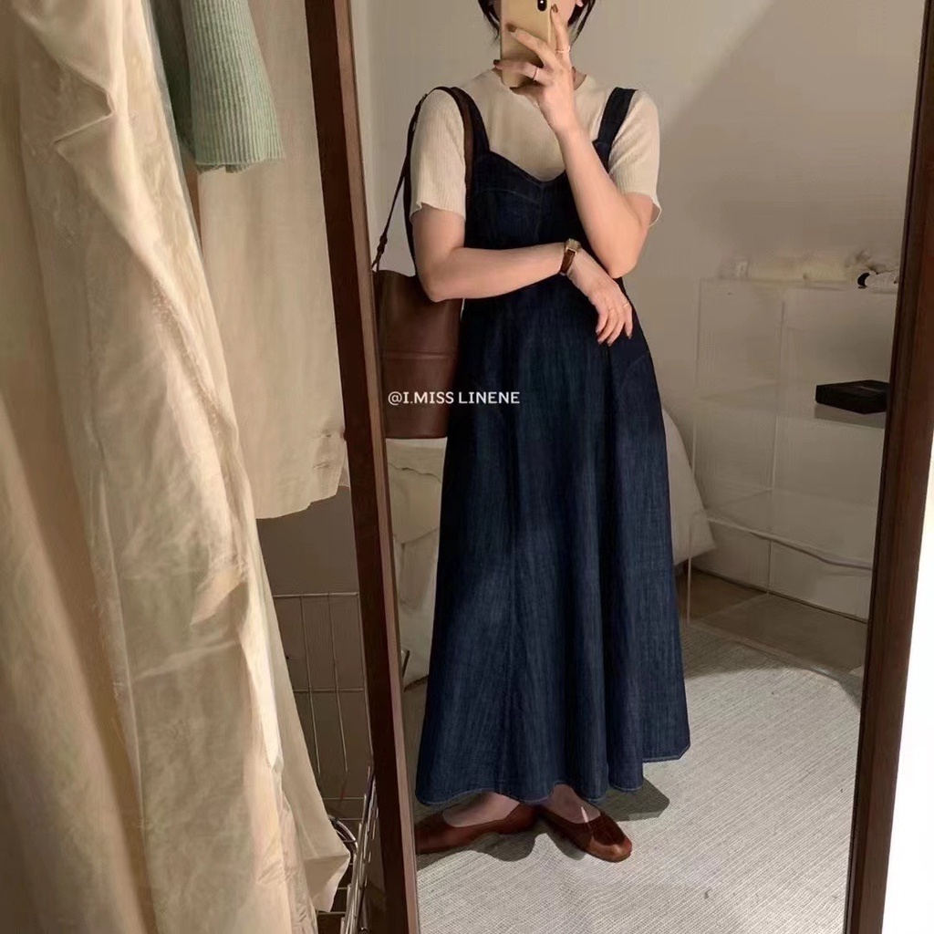 Yếm Denim DeepBlue KOREAN 1188