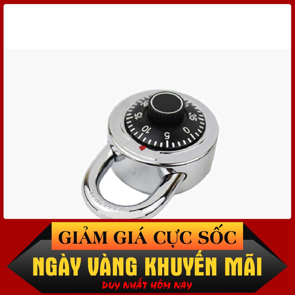 (Mua Ngay)  Ổ khóa mật khẩu bàn xoay - 8818 (Rẻ Bất Ngờ)