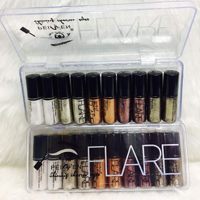 SÉT NHŨ MẮT FLARE/Set màu nhũ đa năng cuốn hút như vì sao đêm