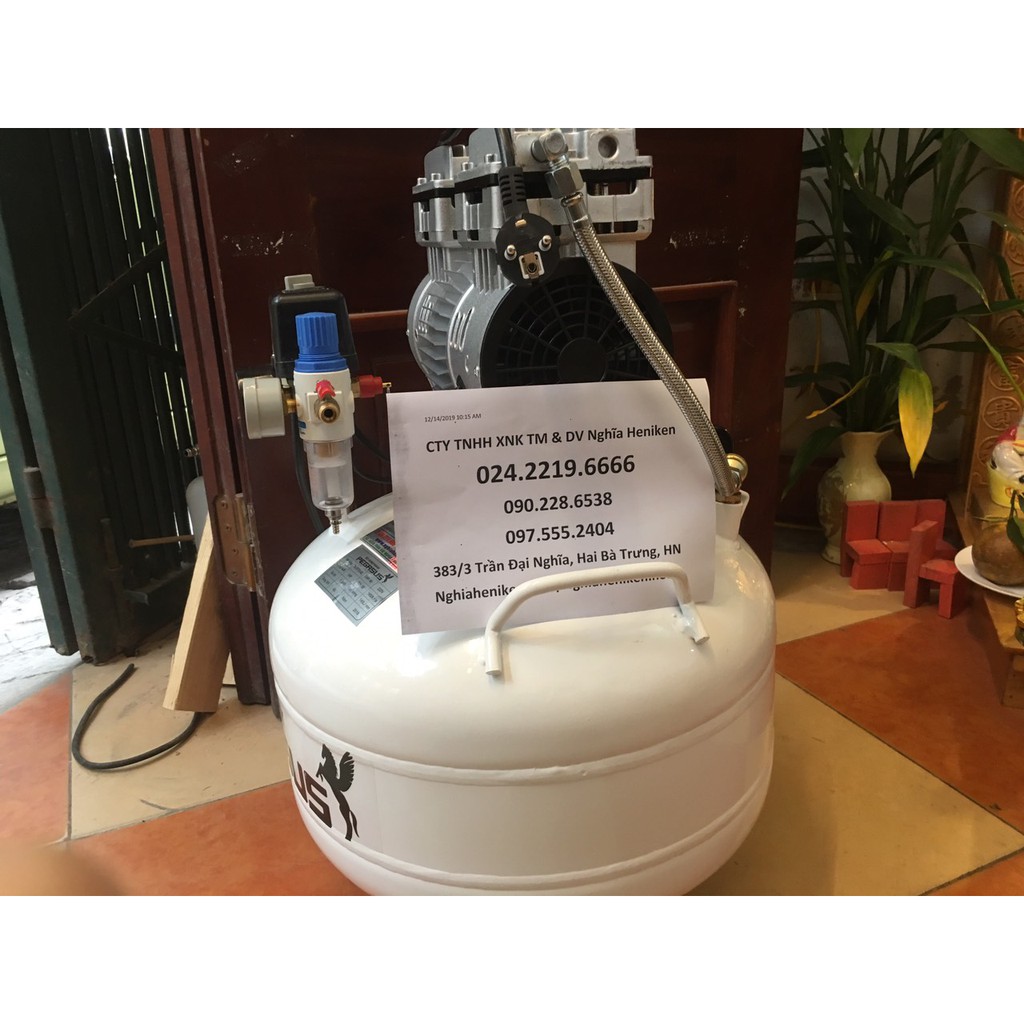Máy Nén Khí Pegasus 1HP TM-OF750-40L, máy nén khí Pegasus 40 lít,1hp, không dầu