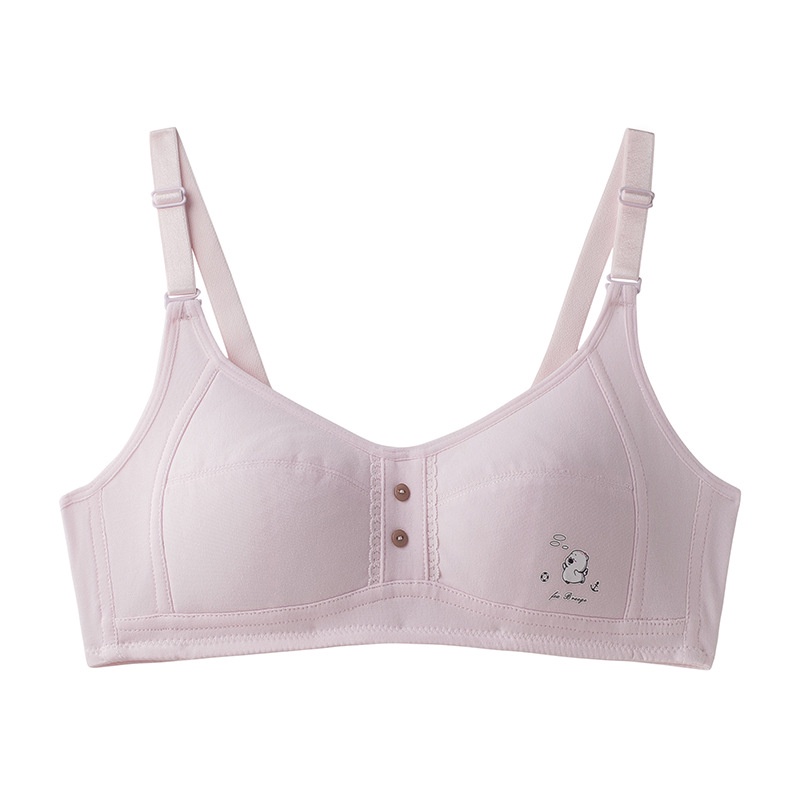 Doly Áo Ngực cotton Mỏng Không Gọng Thép Thời Trang Mùa Hè Cao Cấp Dành Cho Tuổi Teen / Bé Gái