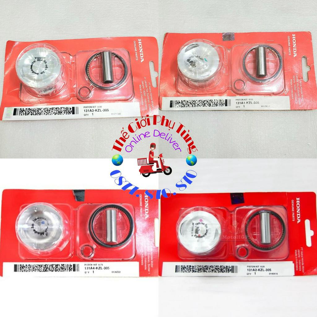 Piston bạc Vision 2012-2013 zin Honda Indo (có ắc phe) - 131A1-KZL-305/ 131A2-KZL-305/ 131A3-KZL-305/ 131A4-KZL-305