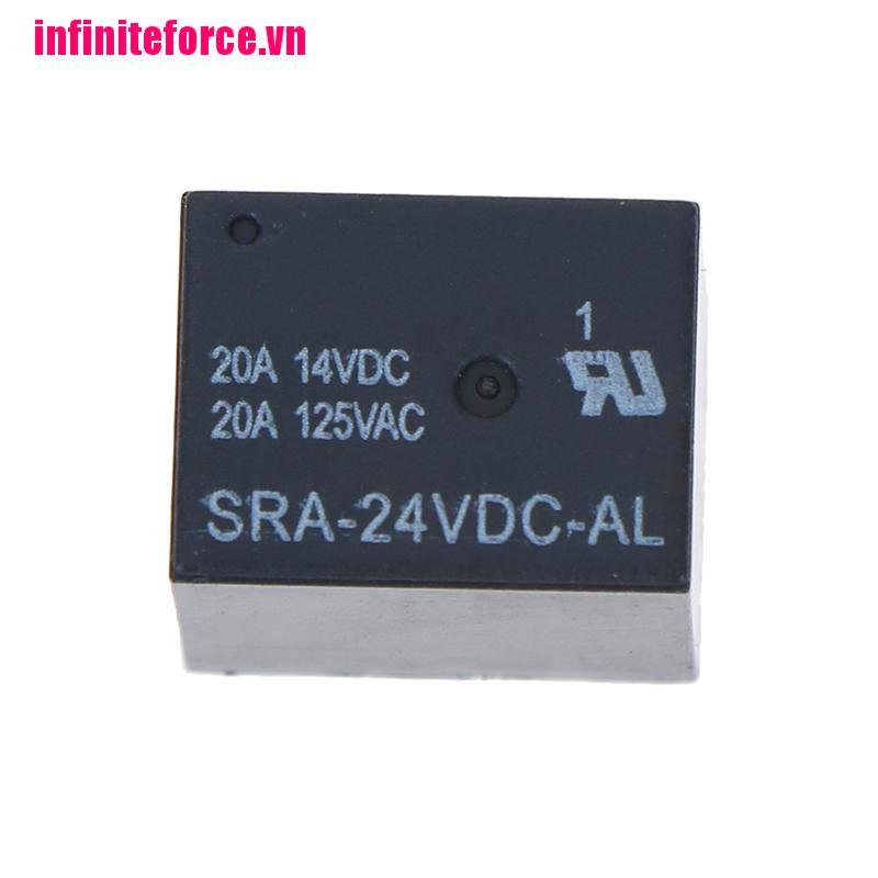 VN Rơ Le Sr-05Vdc-Al Sr-12Vdc-Al Sf-24Vdc-Al 5v 12v 24v 20a T74 4pin