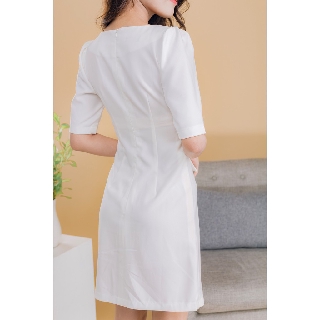 ĐẦM CỔ VUÔNG TAY LỠ