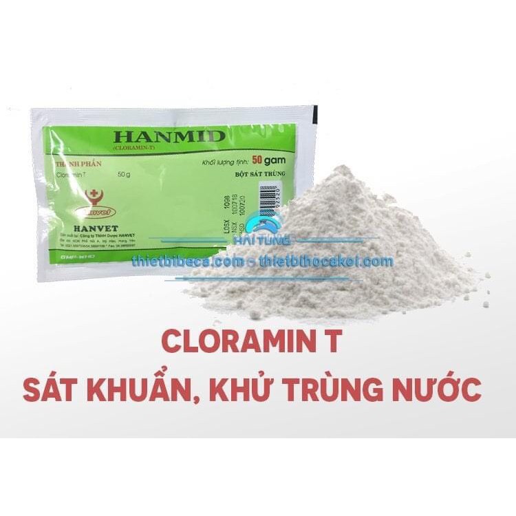 Chế Phẩm Sát Khuẩn Nước Cloramin T (chế phẩm xử lý nước nước hồ cá Koi chuyên dụng)