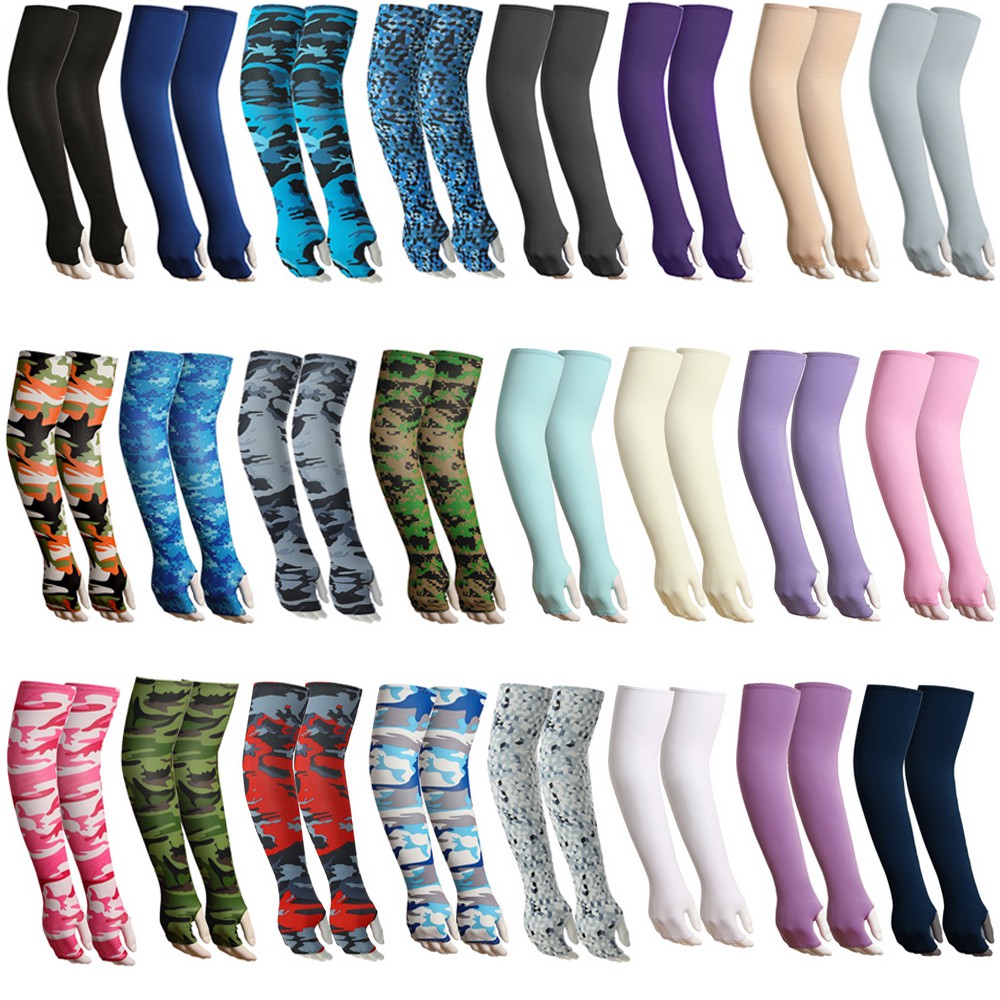 (Hàng Mới Về) Găng Cánh Tay Thể Thao Giữ Ấm Chống Nắng Vào Mùa Hè