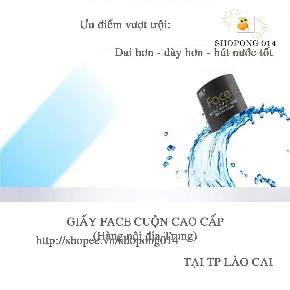 Giấy vệ sinh Face cao cấp 10 cuộn 140g 4 lớp