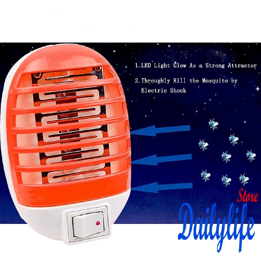 XLX-US Plug LED Electric Mosquito Fly Pest Bug Insect Trap Zapper Killer Lamp