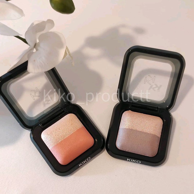Phấn mắt, màu mắt KIKO Duo 2 màu - Hàng Pháp Đủ Bill