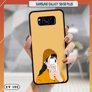 Ốp lưng nhám Samsung Galaxy S8/ S8 Plus in hình