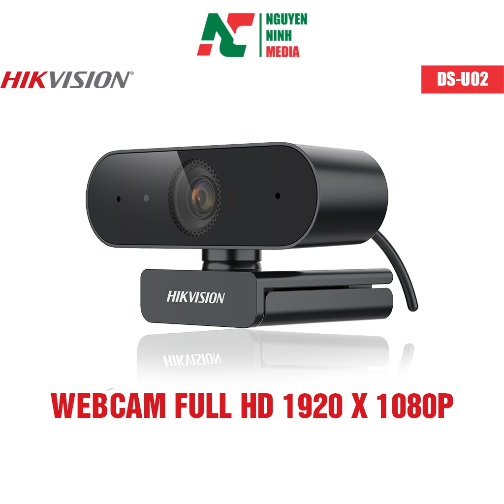 Webcam HIKVISION DS-U320 FULL HD 1080P - Tích hợp mic - Chuyên dụng cho Livestream, Học và làm Online