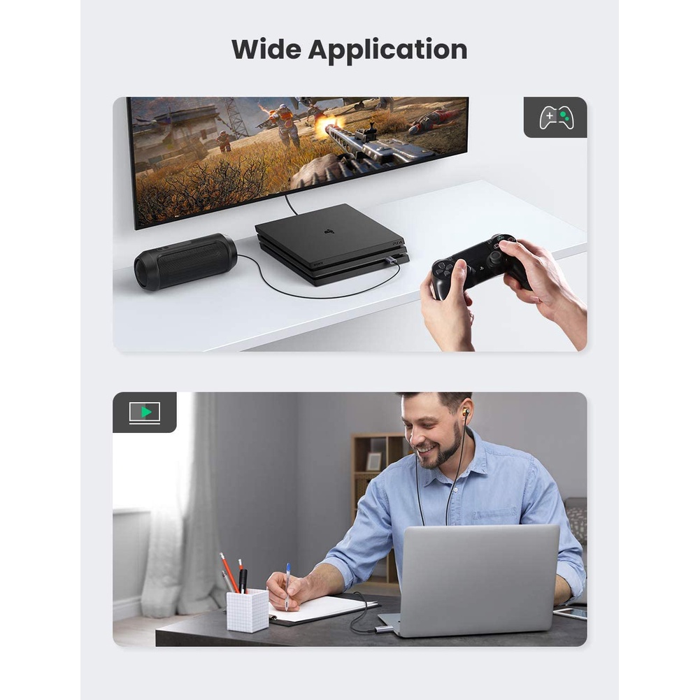 Cáp chuyển USB 2.0 to 3.5mm Ugreen 80864