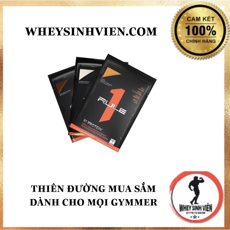 Sample Rule1 Protein Gói Dùng 1 Lần Whey Rule 1 Proteins 1 gói TẠI HA NOI