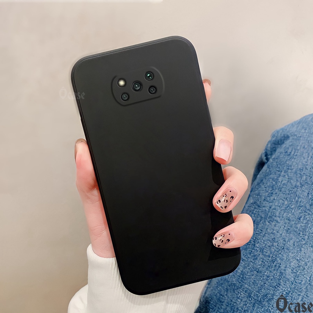 Ốp lưng Xiaomi Poco X3 / X3 NFC cạnh vuông và có bảo vệ camera