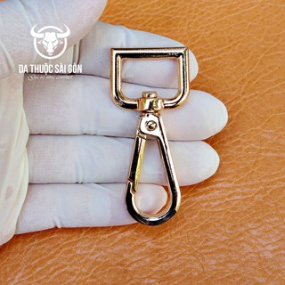 Móc chó cao cấp màu vàng - Cam kết không bay màu, rỉ sét Đồ làm túi xách