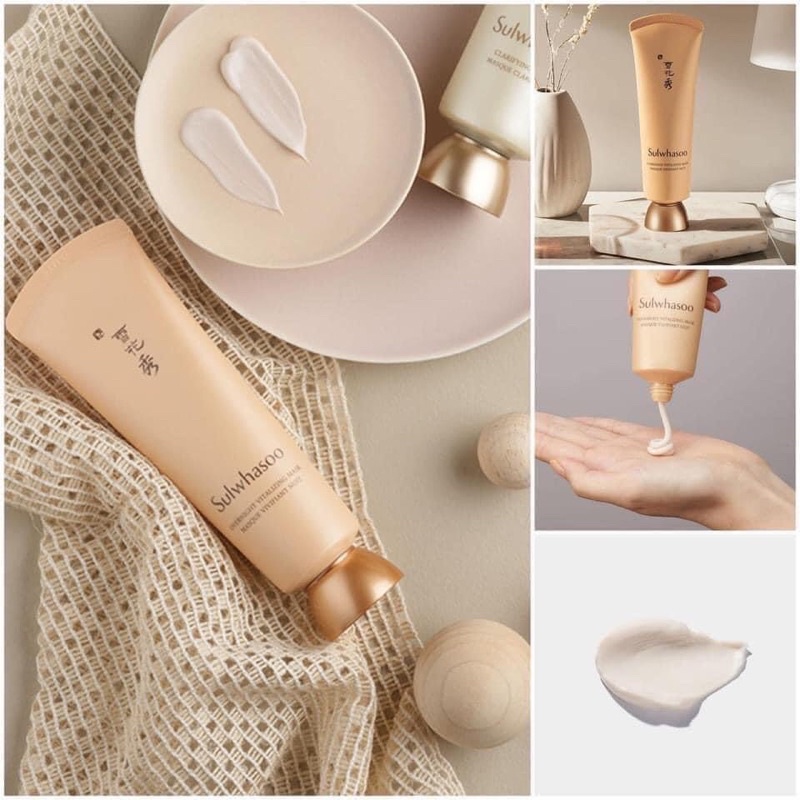 1 tuýp 35ml Nạ Ngủ Nhân Sâm Sulwhasoo dưỡng ẩm mềm mịn da se khít lỗ chân lông 35ml