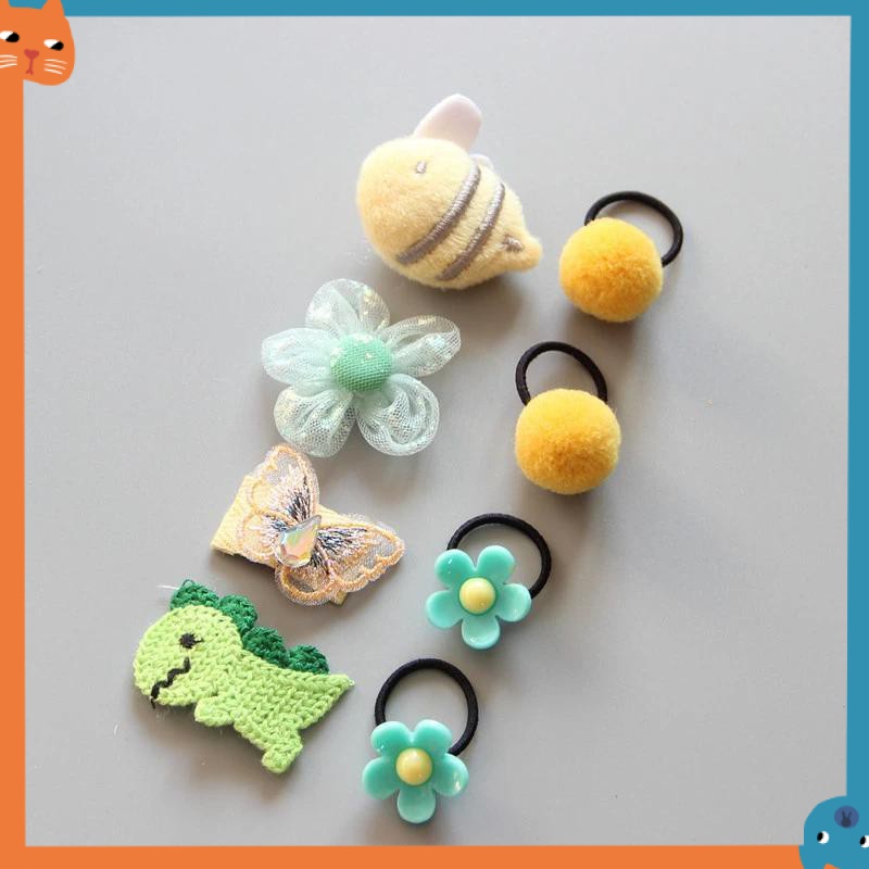 Kẹp Tóc Đính Đá Sapphire Xinh Xắn Cho Thú Cưng