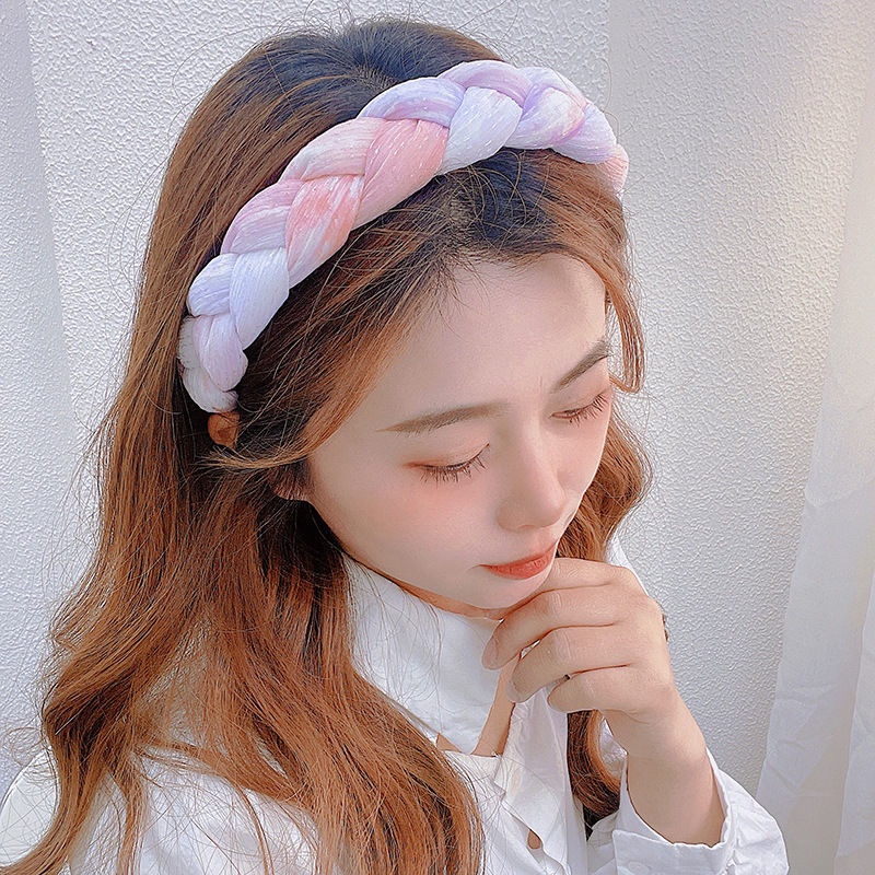 Băng Đô Cài Tóc Dạng Xoắn Phong Cách Hàn Quốc Cổ Điển Thời Trang Xuân Hè Chất Lượng Cao Cho Nữ