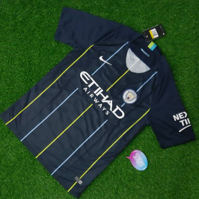 Áo Thun Thể Thao Đội Tuyển Manchester City Away 2018 2019 City Away 18 19