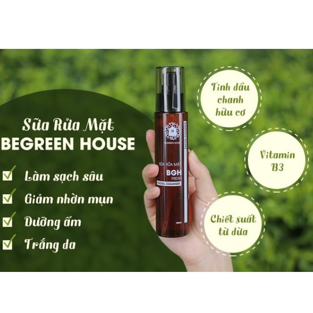 [CHÍNH HÃNG] Sữa Rửa Mặt Begreen House Làm sạch sâu, sáng da và giảm mụn hiệu quả, thành phần thiên nhiên | BigBuy360 - bigbuy360.vn