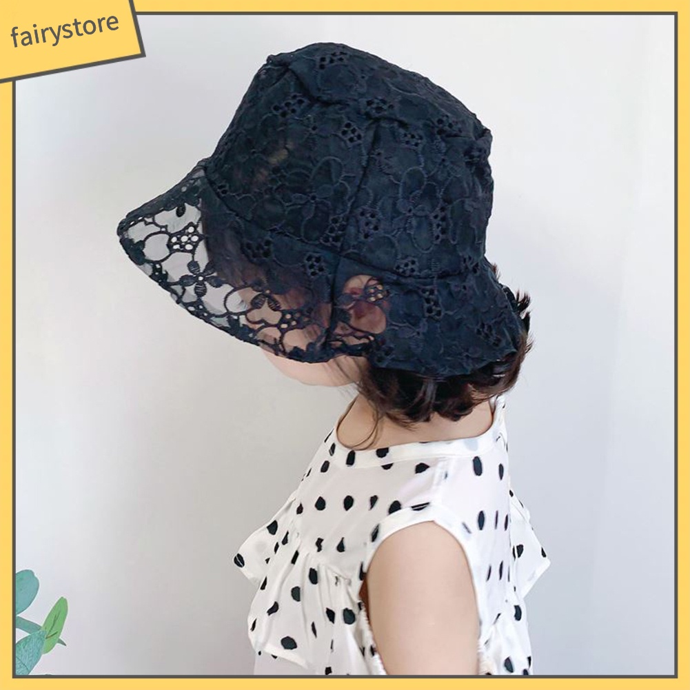 Mũ Ren Hoa Xinh Xắn Cho Bé Gái