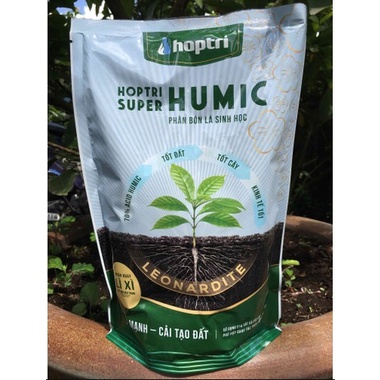 Phân bón lá sinh học Super Humic 250gram chứa 70% Acid Humic