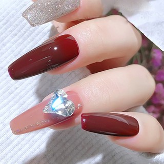 Set 4 Viên Đá khối hình tim đính móng Siêu Sáng