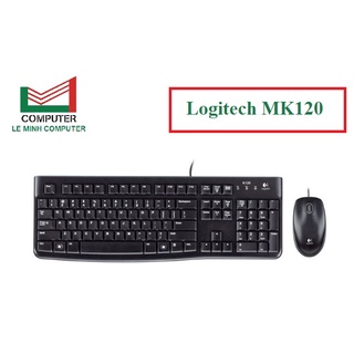 Combo bàn phím chuột văn phòng logitech mk120 chính hãng cao cấp