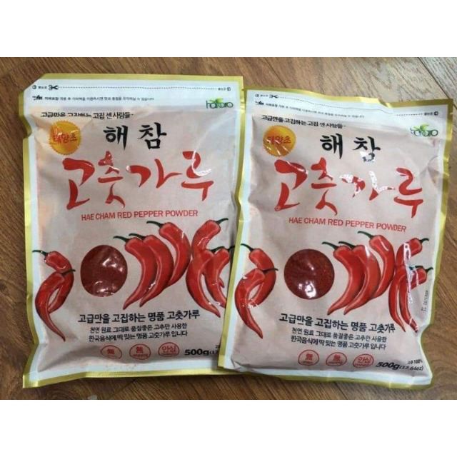 Combo 2kg Ớt Vảy HAECHAM RED (Thượng Hạng) Làm Kim Chi Hàn Quốc