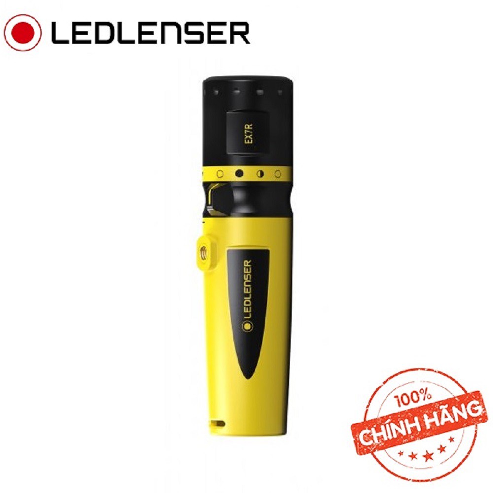 Đèn Pin chuyên dụng Chống Cháy Nổ LEDLENSER EX7R - 220 Lumens An toàn sử dụng trong môi trường nguy hiểm dễ gây bắt lửa.