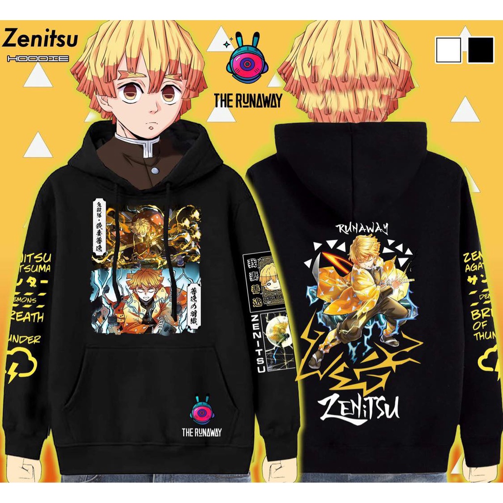 Áo Hoodie Kimetsu No Yaiba : Agatsuma Zenitsu Gigantic Nỉ bông cho Nam/ Nữ by The Runaway