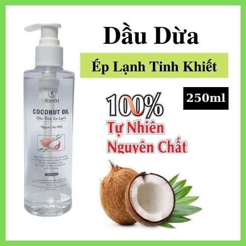 Dầu Dừa Ép Lạnh Nguyên Chất 250ml