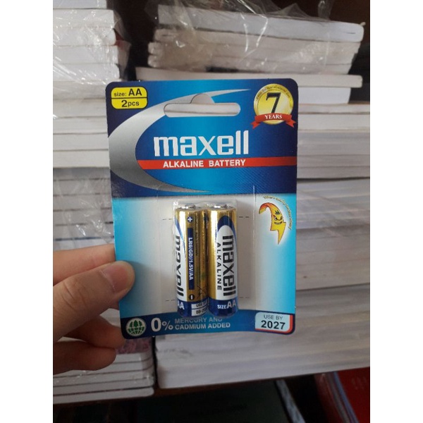 Viên pin AA Maxell alkaline R6P (AR) chính hãng xịn