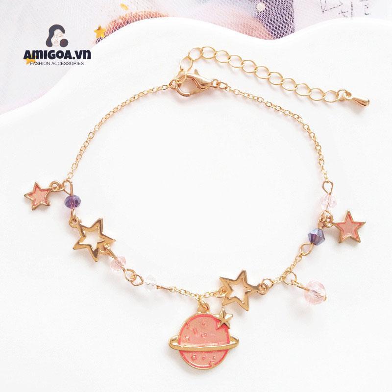 【amigoa.vn】Vòng Tay Pha Lê Đa Năng Hình Hành Tinh Ngôi Sao Mộng Mơ Đơn Giản Cho Nữ