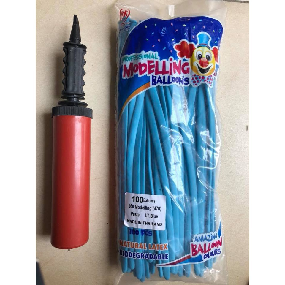 Bóng dài 260 tạo hình nghệ thuật  + Bơm tay