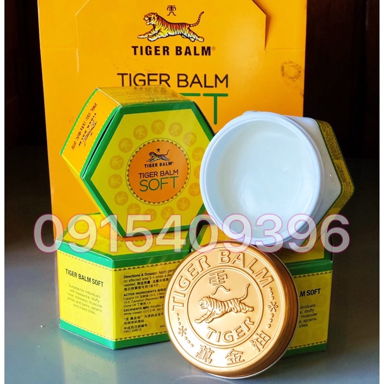 [chính hãng] DẦU CÙ LÀ CON HỔ TIGER BALM SOFT NỘI ĐỊA SINGAPORE