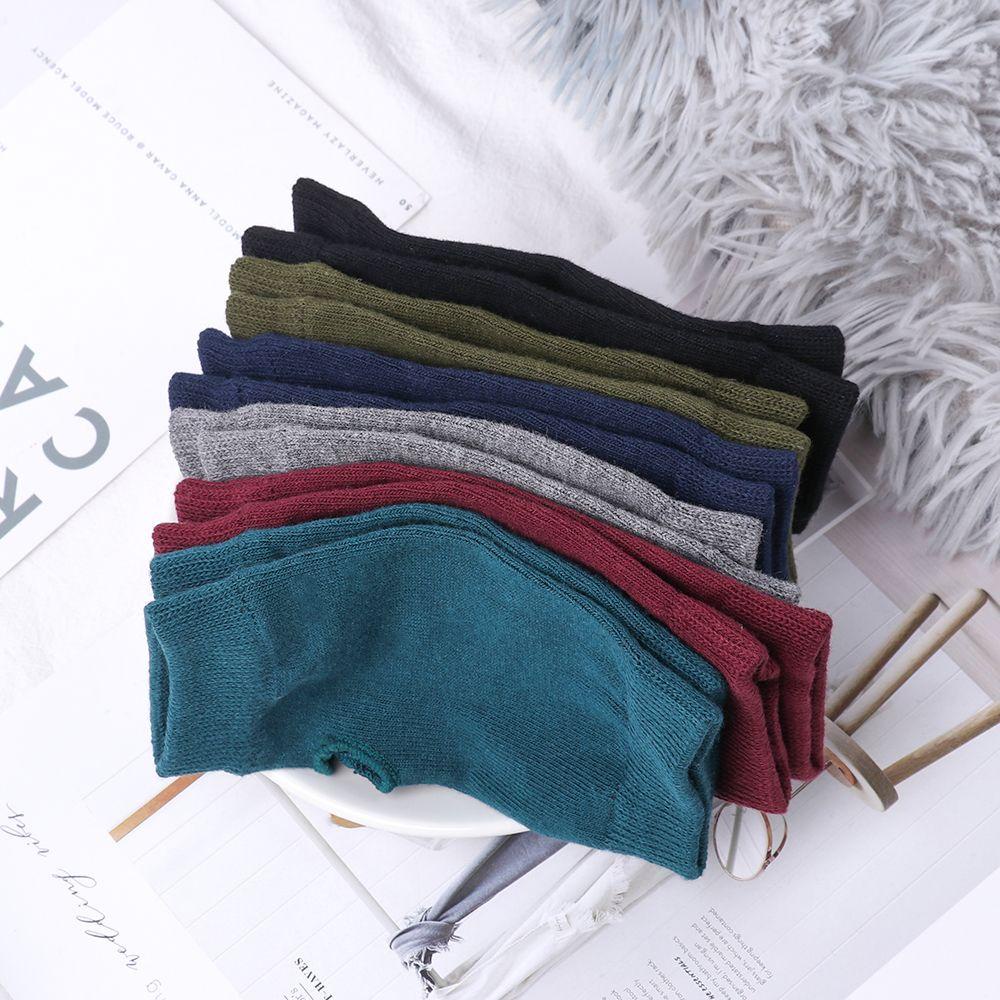 WONDER Găng Tay Len Cừu Hở Ngón Giữ Ấm