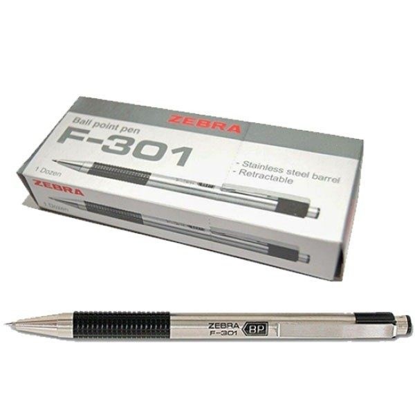 Bút bi bấm F301 Zebra Chính Hãng (Cây)