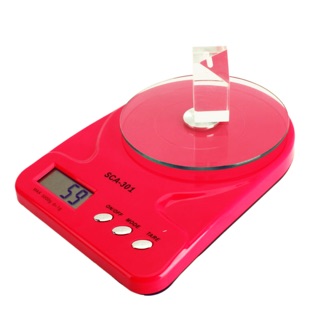 Cân điện tử mặt kính 7kg1g sca301 dụng cụ làm bánh