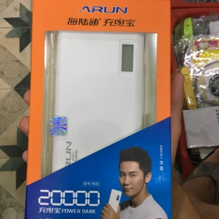 Sạc tích điện Arun 20000mAh BH 6 tháng đổi mới