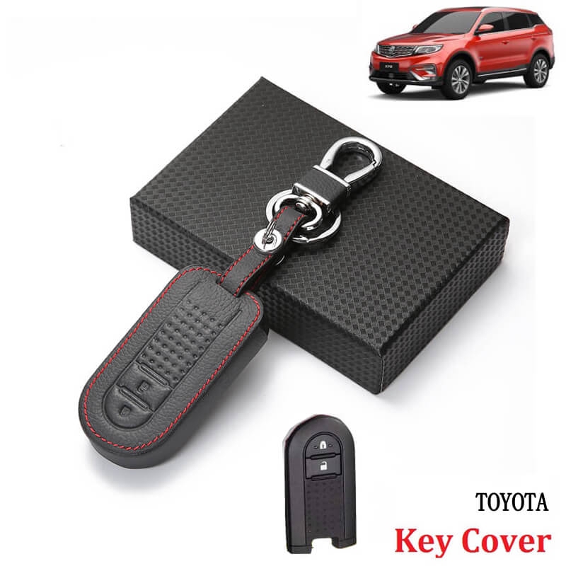 Bao da chìa khóa xe hơi 2 nút dành cho xe Toyota Rush (LZ-14)