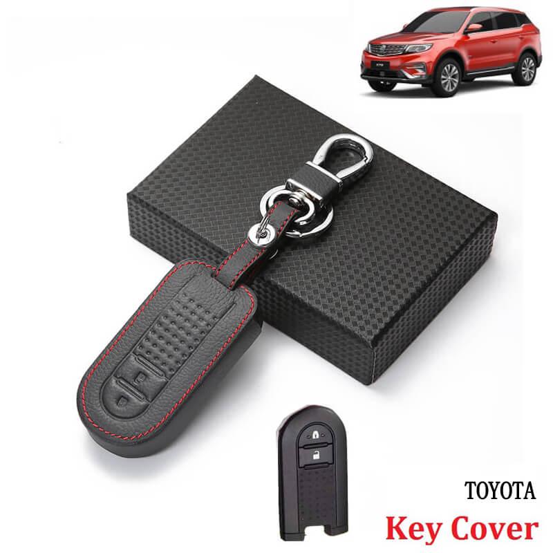 Bao da chìa khóa xe hơi 2 nút dành cho xe Toyota Rush (LZ-14)