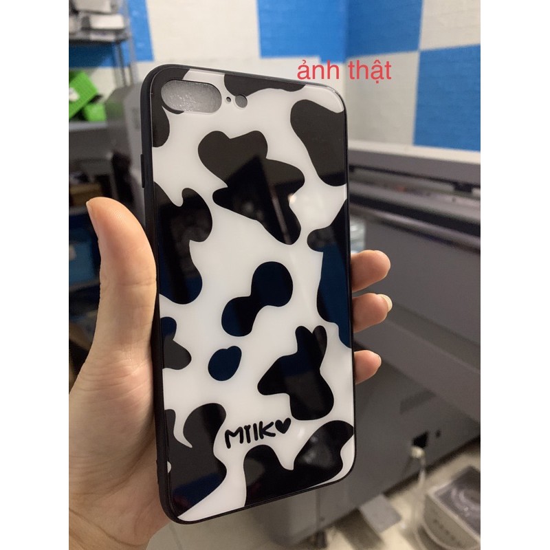 Ốp lưng iphone cao cấp kính cường lực bò sữa điện thoại 6 6s 7 8 plus x xs xr 11 pro max se2