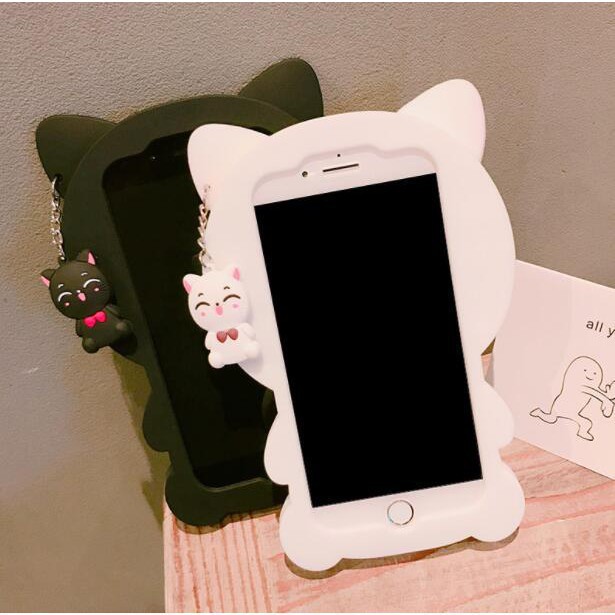 YSW VIVO V7 Plus V9 X20 V11 V11i V15 V3 max X21 X21i X23 X27 X3 X5 pro X6 X7 Lucky Cat With pendant phone cases