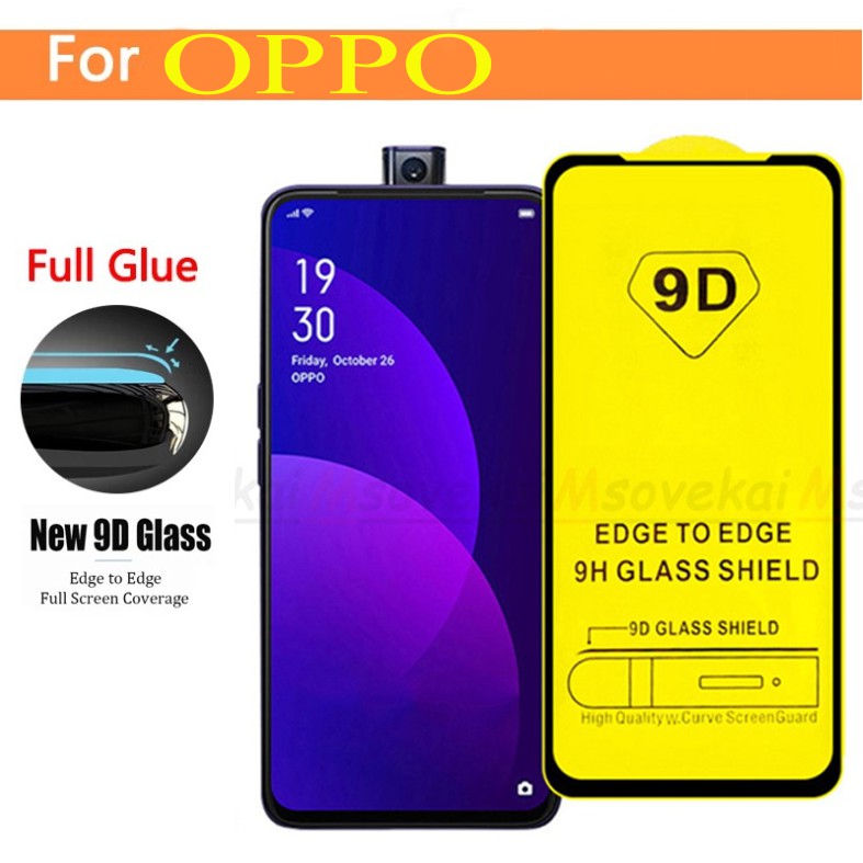 OPPO Kính Cường Lực 9D Premium Full màn mỏng - Xưởng ốp