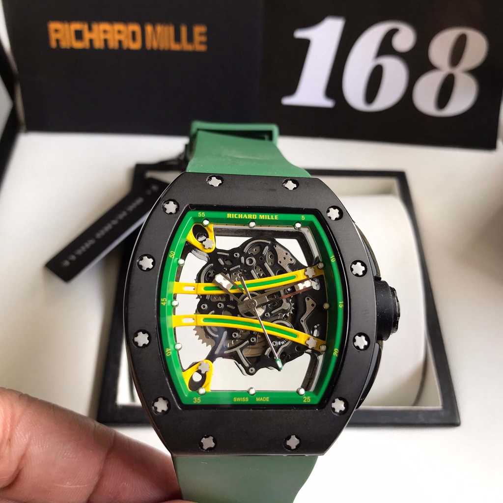 Đồng Hồ Nam - RM61-01 - Đồng hồ cơ Automatic, Cao cấp, Bảo hành 24 tháng - donghokinhmat168