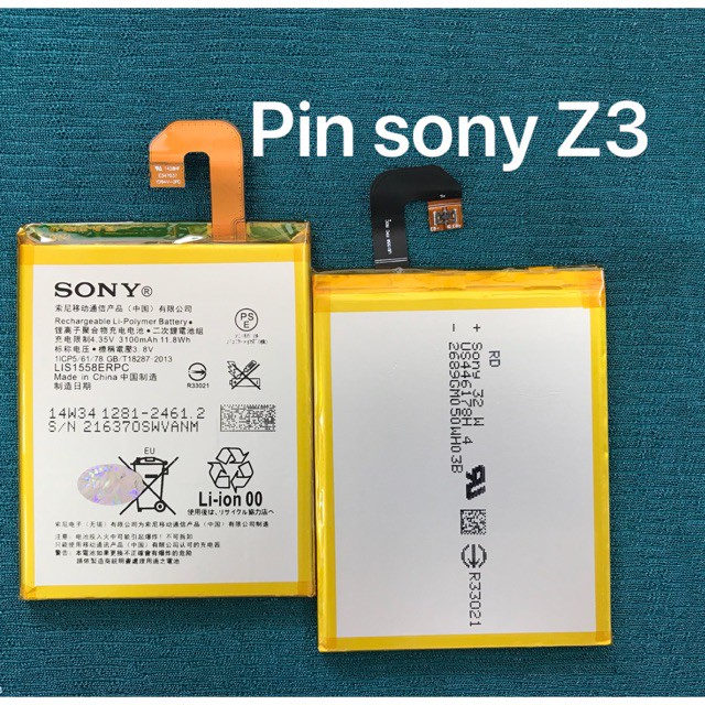 Pin Sony Xperia Z L36H C6603 C6602 C2305 S39h M2 S50h D2302 E3 D2202