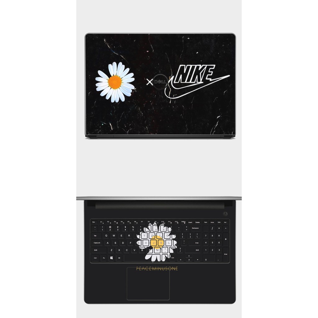 Skin laptop mẫu hoa cúc GD Trend. Đủ các dòng máy
