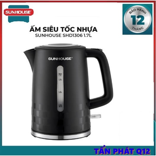 ẤM SIÊU TỐC NHỰA SUNHOUSE SHD1306 1.7L